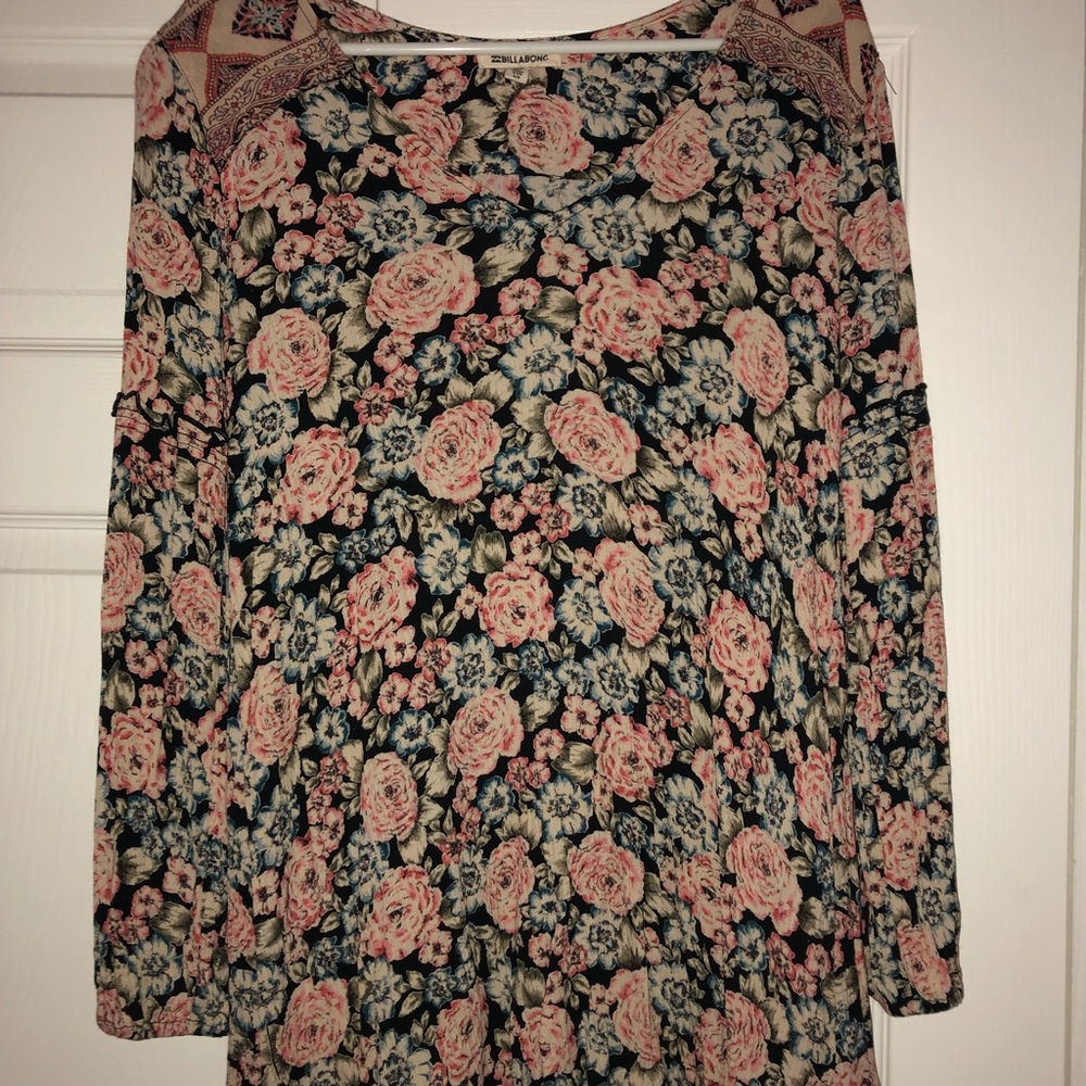 Floral printed billabong dress